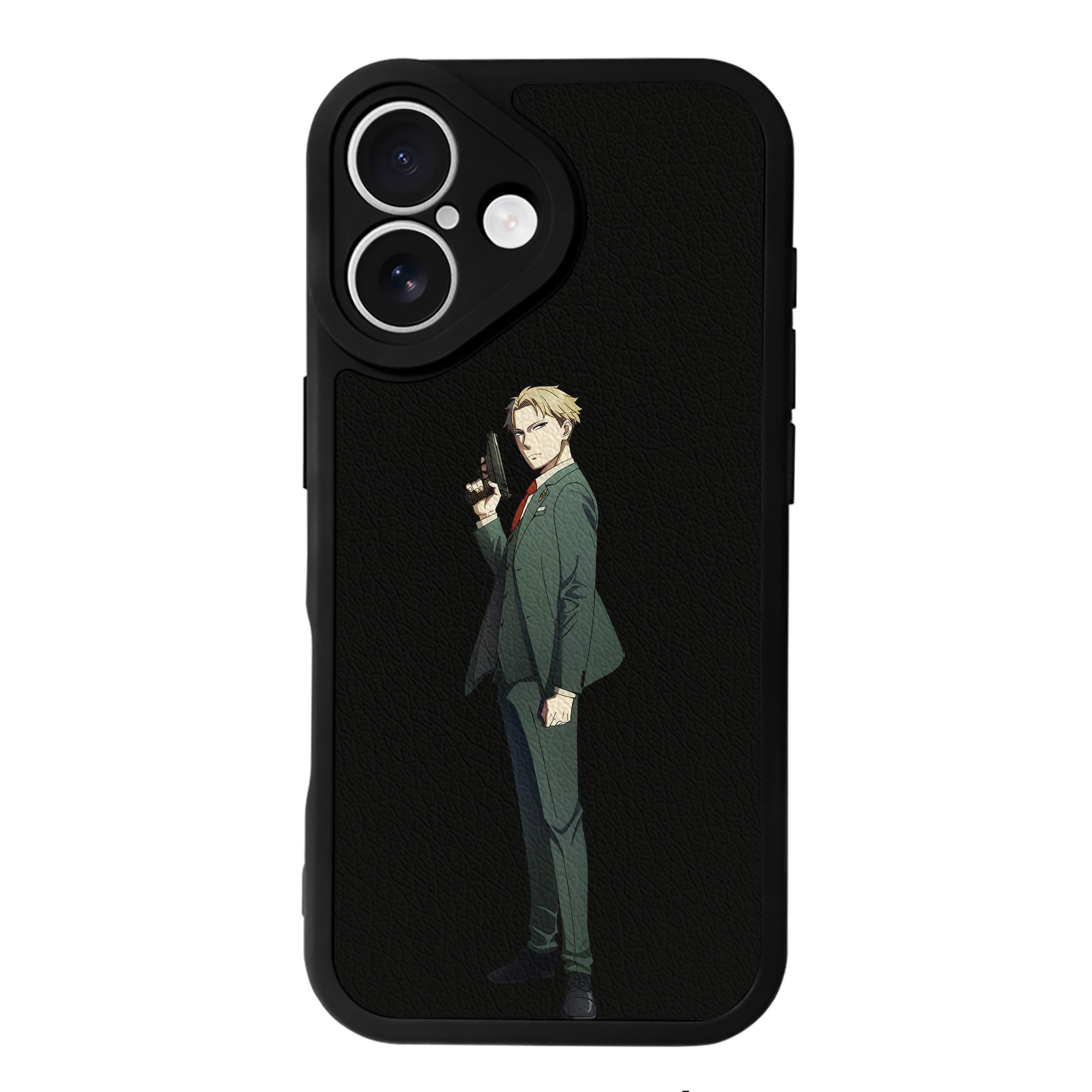 （画像用） SPY×FAMILY间谍家家酒 【iPhone 16シリーズ対応】シリコンスマホケース（レザー調） 材質：シリコン